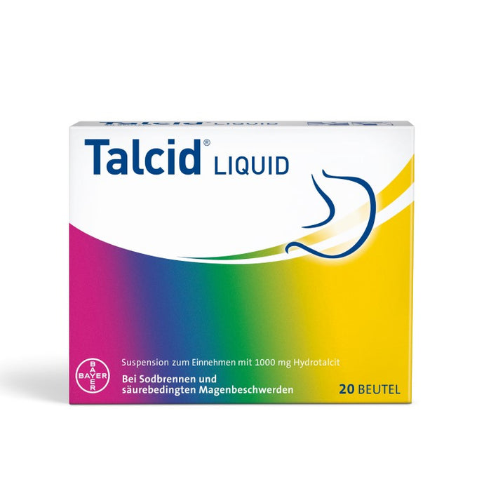 Talcid Liquid Beutel bei Sodbrennen und säurebedingten Magenbeschwerden, 20 St. Beutel