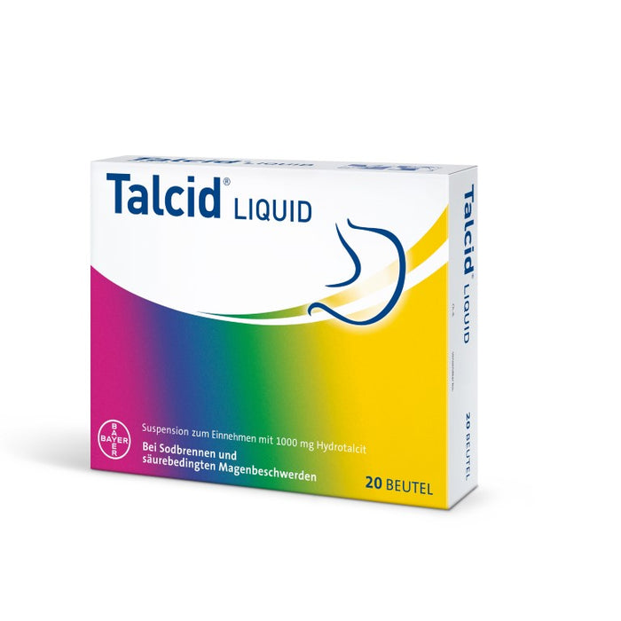 Talcid Liquid Beutel bei Sodbrennen und säurebedingten Magenbeschwerden, 20 pc Sachets