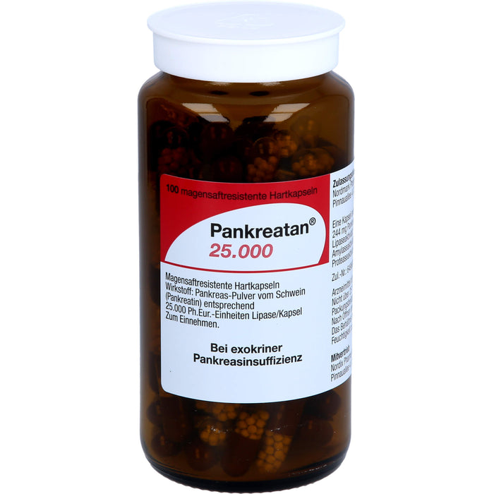 Pankreatan 25.000 Verdauungsenzyme Hartkapseln, 200 pcs. Capsules