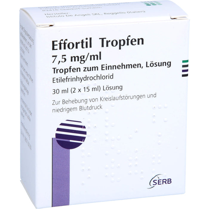 Effortil Tropfen Reimport EurimPharm, 30 ml Solution