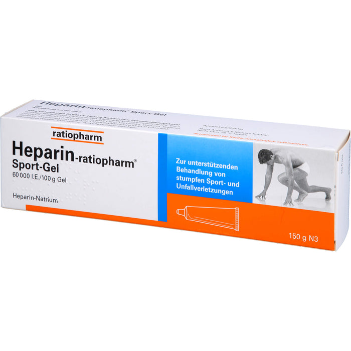 Heparin-ratiopharm Sport-Gel, 60000 I.E./100 g Gel, 150 g Gel