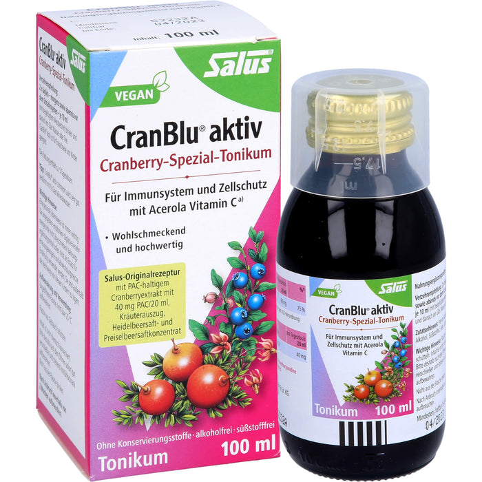 CranBlu aktiv Cranberry-Spezial-Tonikum, 100 ml Lösung