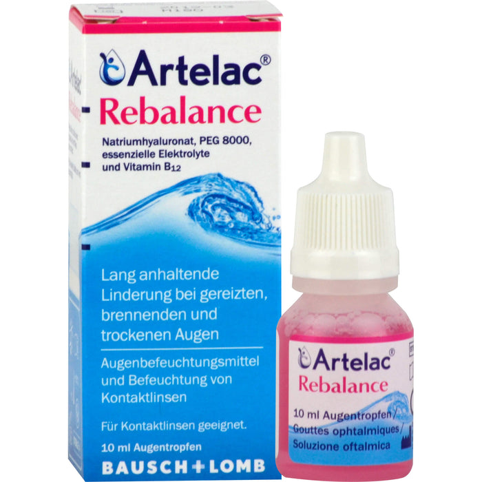 Artelac Rebalance Augentropfen Tropfflasche, 10 ml Lösung