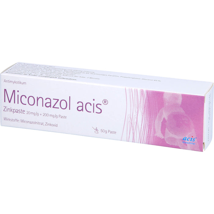 Miconazol acis Zinkpaste Antimykotikum, 50 g Crème