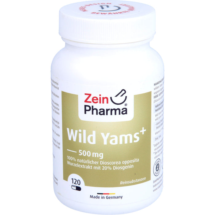 ZeinPharma Wild Yams Plus 500 mg Kapseln, 120 pc Capsules