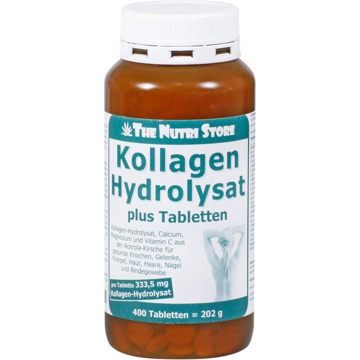 The Nutri Store Kollagen Hydrolysat plus Tabletten, 400 pc Tablettes