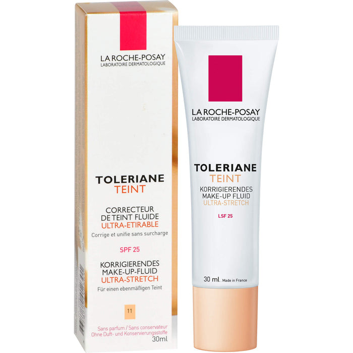 La Roche-Posay Toleriane korrigierendes Make-up Fluid 11 Beige Clair, 30 ml Lösung