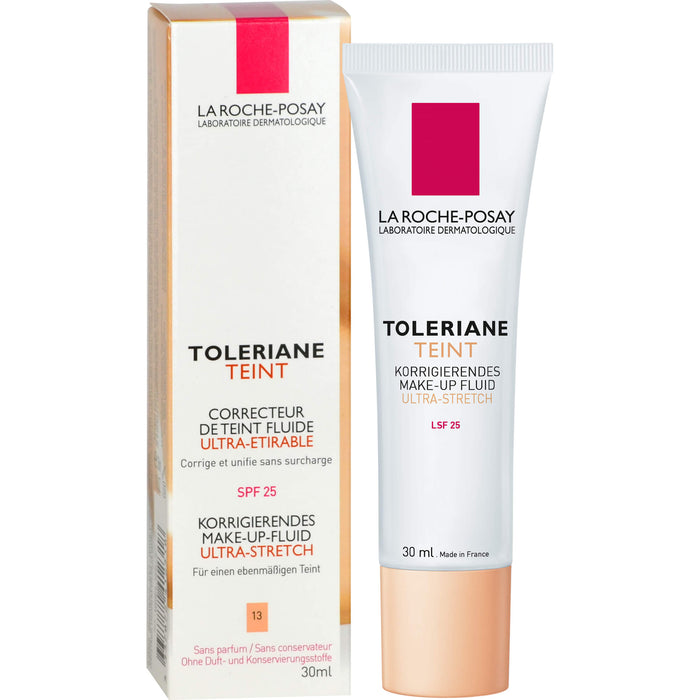 La Roche-Posay Toleriane korrigierendes Make-up Fluid 13 Beige Sable, 30 ml Lösung