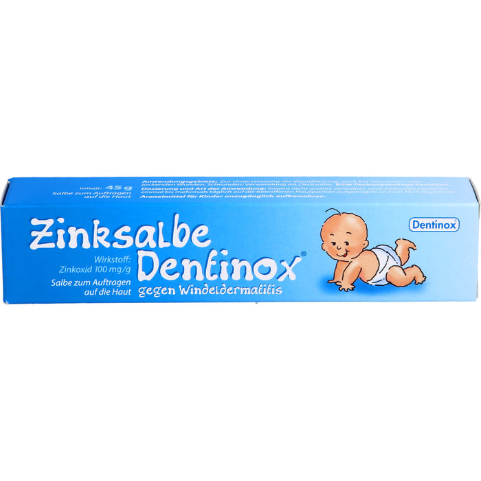 Zinksalbe Dentinox gegen Windeldermatitis, 45 g Ointment