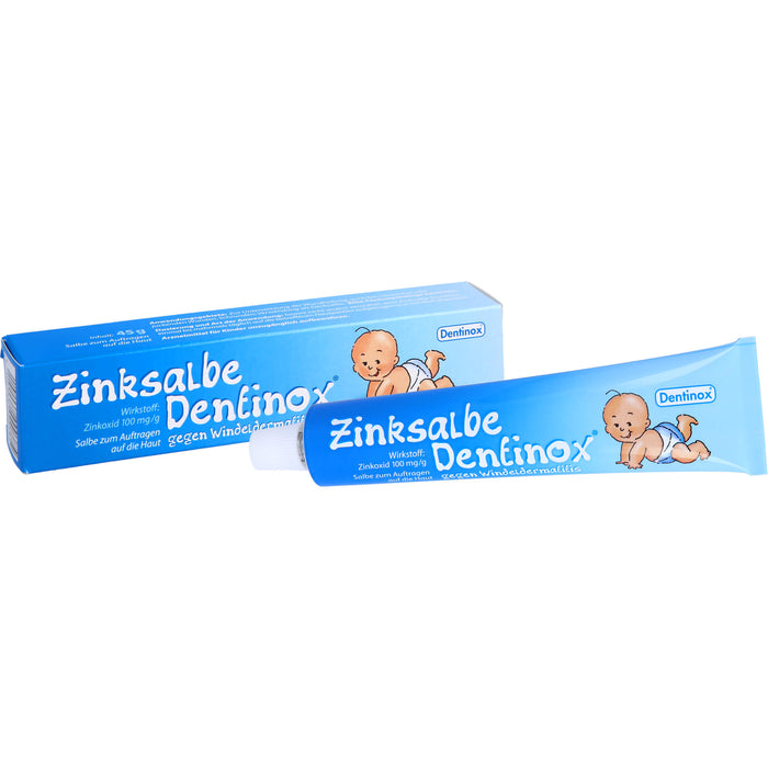 Zinksalbe Dentinox gegen Windeldermatitis, 45 g Ointment