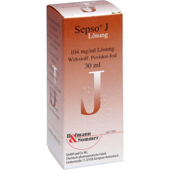 Hofmann & Sommer Sepso J Lösung Antiseptikum, 30 ml Solution