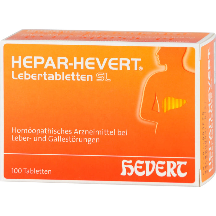 Hepar Hevert Lebertabl Sl, 100 St TAB