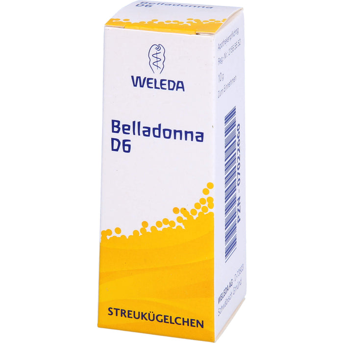 WELEDA Belladonna D 6 Globuli, 10 g Globules