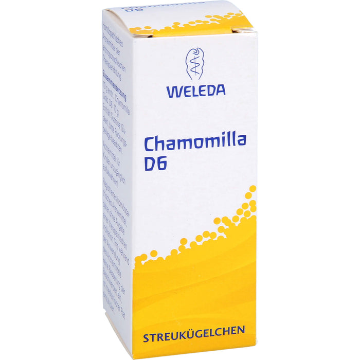 Chamomilla D6 Weleda Globuli, 10 g Globuli