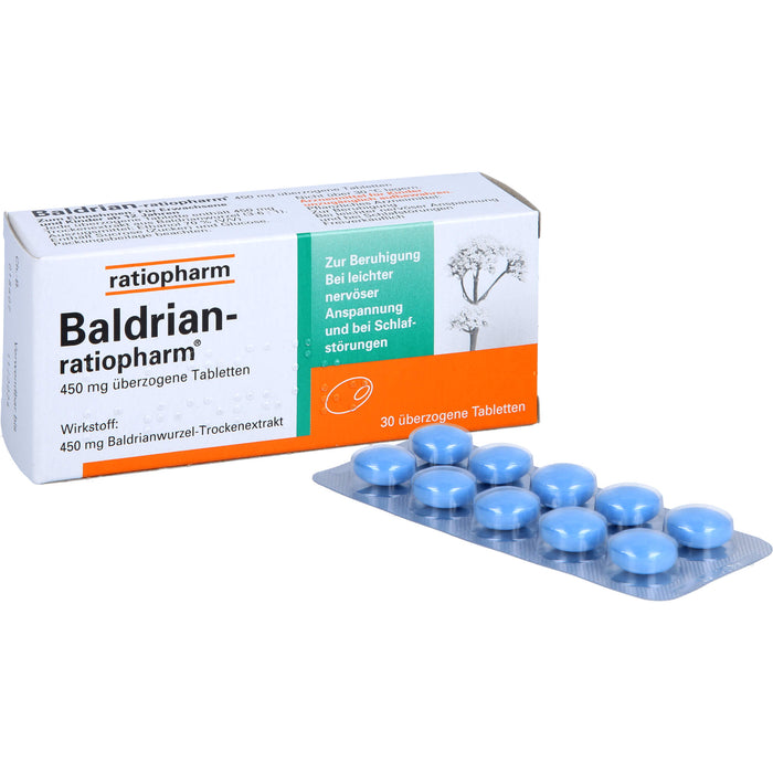 Baldrian-ratiopharm Tabletten, 30 St. Tabletten