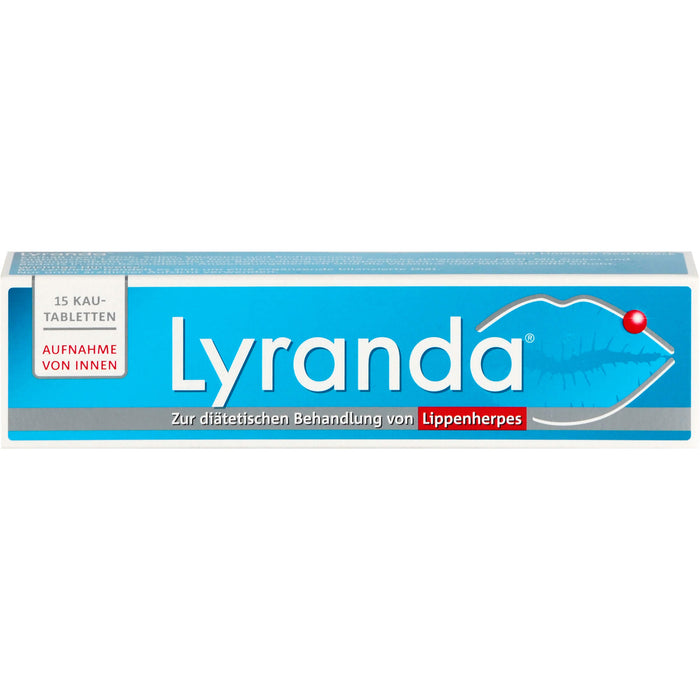 Lyranda Kautabletten bei Lippenherpes, 15 pc Tablettes