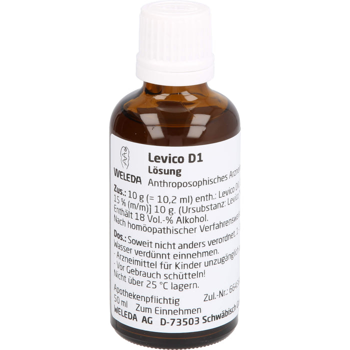 Levico D1 Weleda Dil., 50 ml DIL