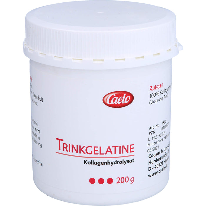 Caelo Trinkgelatine HV-Packung, 200 g Poudre