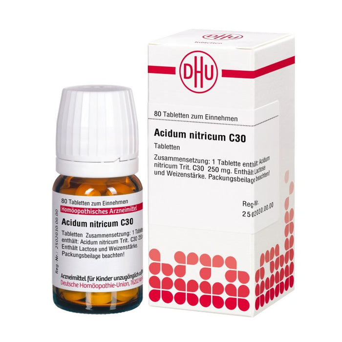 DHU Acidum nitricum C30 Tabletten, 80 St. Tabletten