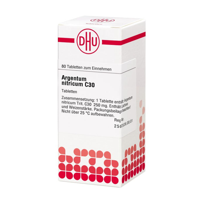 DHU Argentum nitricum C30 Tabletten, 80 St. Tabletten