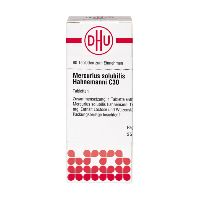 DHU Mercurius solubilis Hahnemanni C30 Tabletten, 80 pcs. Tablets