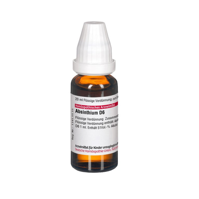 DHU Absinthium D6 Dilution, 20 ml Lösung