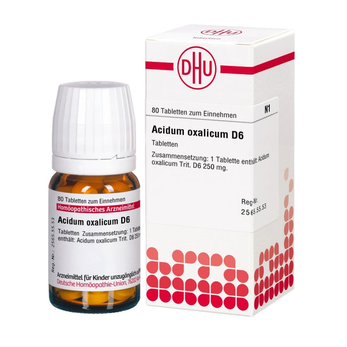 DHU Acidum oxalicum D6 Tabletten, 80 St. Tabletten