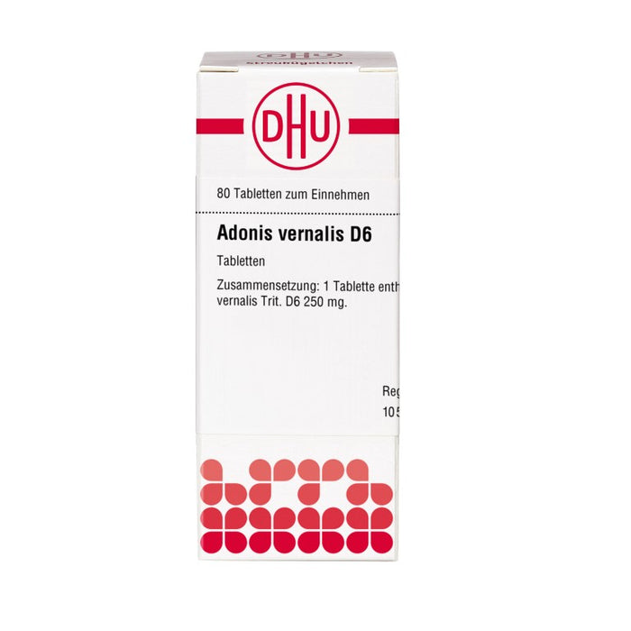 DHU Adonis vernalis D6 Tabletten, 80 pcs. Tablets