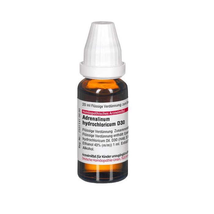 DHU Adrenalinum hydrochloricum D30 Dilution, 20 ml Lösung