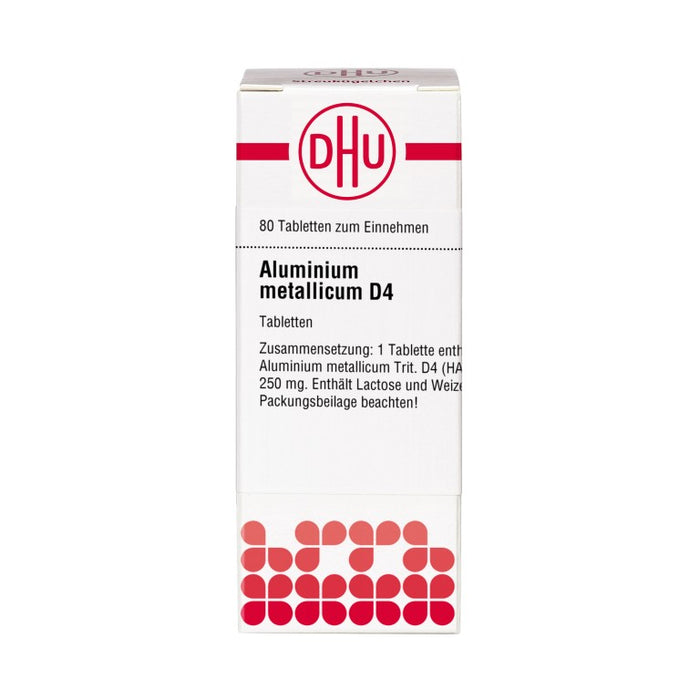 DHU Aluminium metallicum D4 Tabletten, 80 St. Tabletten