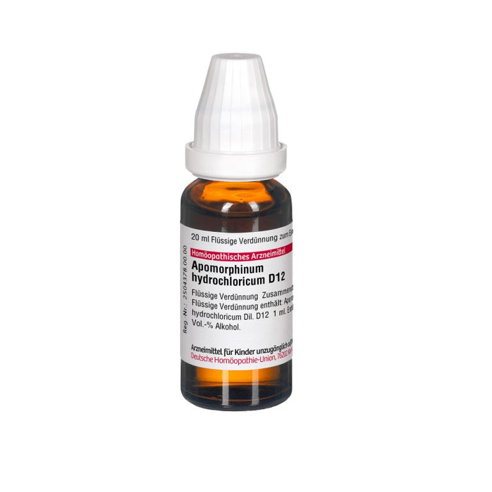 Apomorphinum hydrochloricum D12 DHU Dilution, 20 ml Lösung