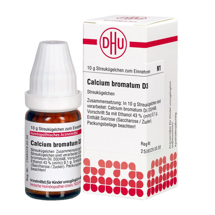 DHU Calcium bromatum D3 Streukügelchen, 10 g Globules