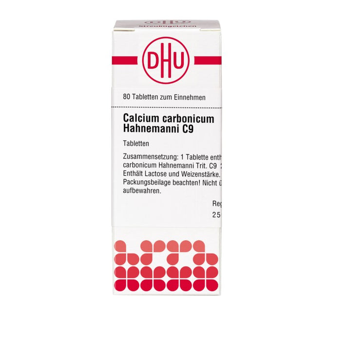 DHU Calcium carbonicum C9 Tabletten Hahnemanni, 80 St. Tabletten