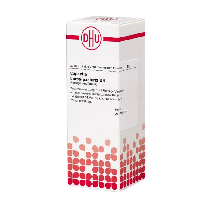 Capsella bursa-pastoris D6 DHU Dilution, 20 ml Lösung