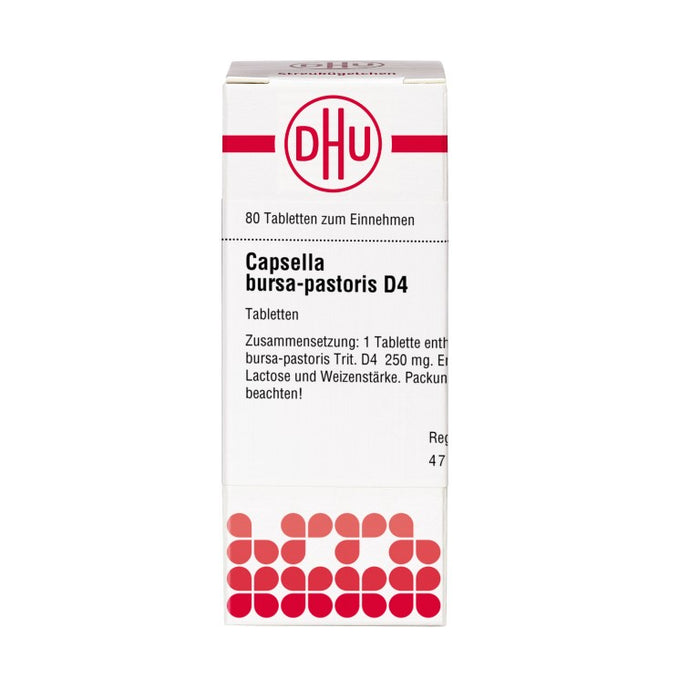 DHU Capsella bursa-pastoris D4 Tabletten, 80 St. Tabletten