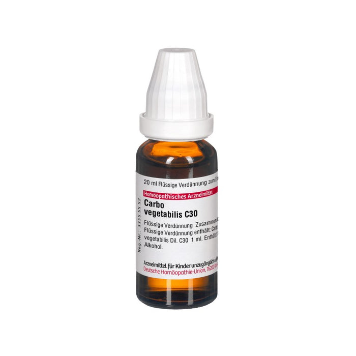 DHU Carbo vegetabilis C30 Dilution, 20 ml Lösung