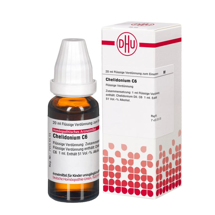 DHU Chelidonium C6 Dilution, 20 ml Lösung