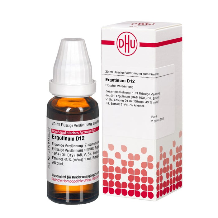 Ergotinum D12 DHU Dilution, 20 ml Lösung