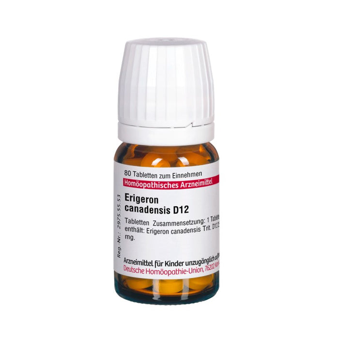 Erigeron canadensis D12 DHU Tabletten, 80 St. Tabletten