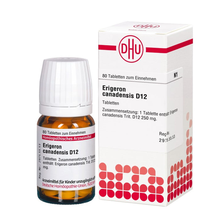 Erigeron canadensis D12 DHU Tabletten, 80 St. Tabletten