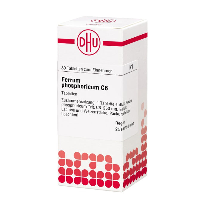 DHU Ferrum phosphoricum C6 Tabletten, 80 pc Tablettes