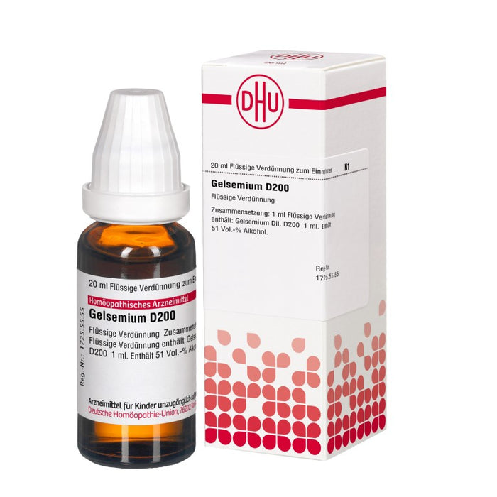 Gelsemium D200 DHU Dilution, 20 ml Lösung