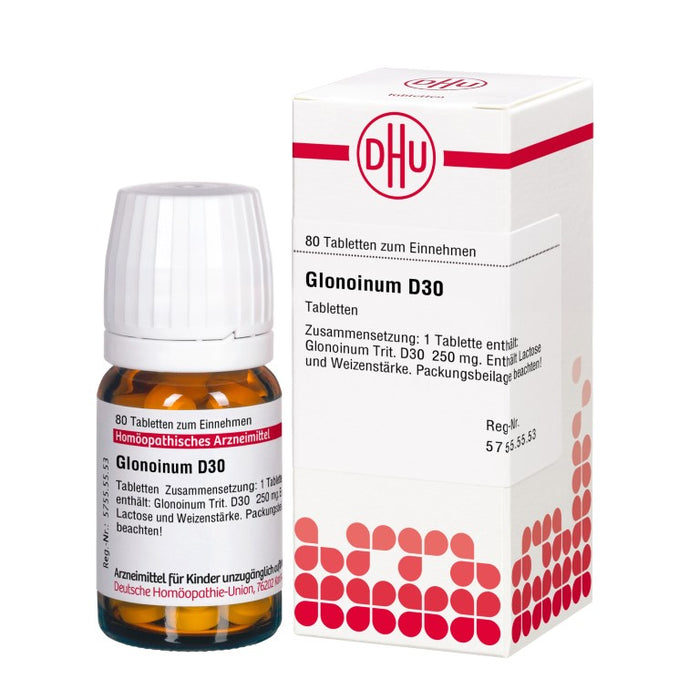 DHU Glonoinum D30 Tabletten, 80 St. Tabletten