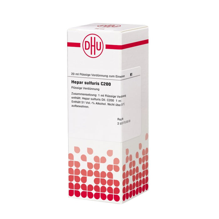 DHU Hepar sulfuris C200 Dilution, 20 ml Lösung