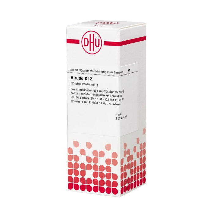 Hirudo D12 DHU Dilution, 20 ml Lösung