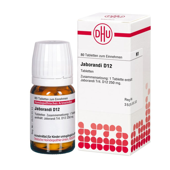 DHU Jaborandi D12 Tabletten, 80 pc Tablettes