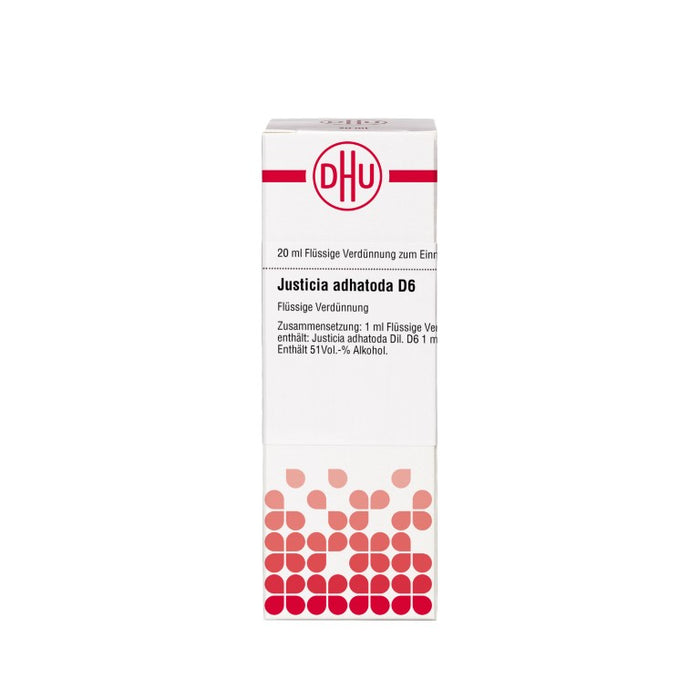 Justica adhatoda D6 DHU Dilution, 20 ml Lösung