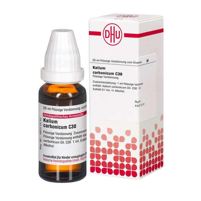 Kalium carbonicum C30 DHU Dilution, 20 ml Lösung