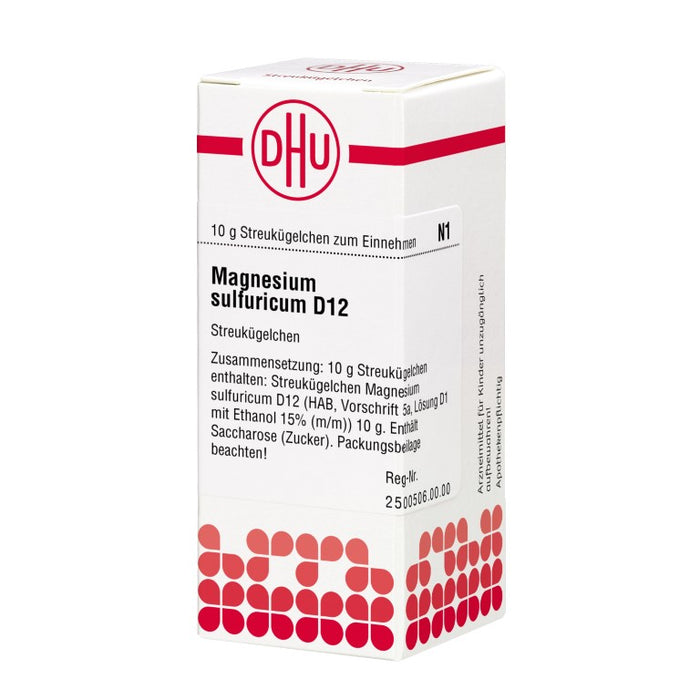 DHU Magnesium sulfuricum D12 Streukügelchen, 10 g Globuli