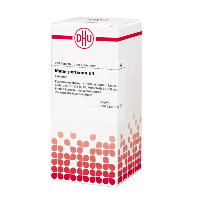 Mater perlarum D4 DHU Tabletten, 200 St. Tabletten